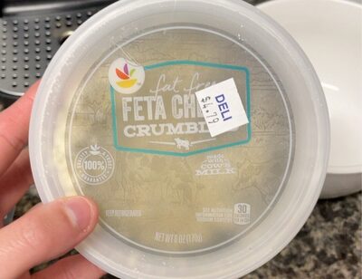 Fat Free Feta Crumbled Cheese, Feta