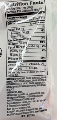 Teriyaki Beef Jerky, Teriyaki