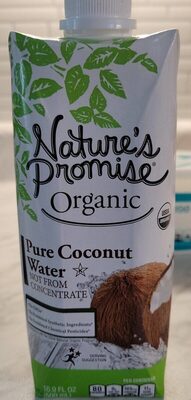 Organic Pure Coconut Water, Coconut