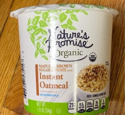 Maple & Brown Sugar Instant Oatmeal, Maple & Brown Sugar