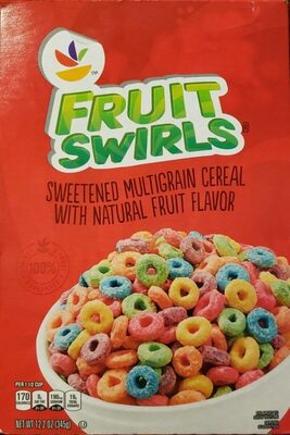 Fruit Swirls Sweetened Multigrain Cereal With Natural Fruit Flavor, Fruit Swirls With Fruit