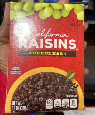 Seedless California Raisins, Seedless