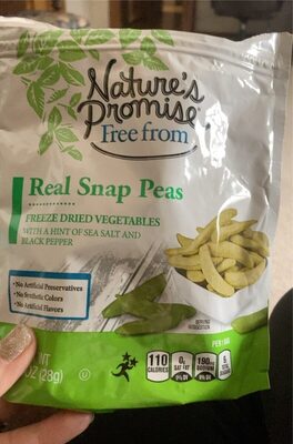 Hint Of Sea Salt And Black Pepper Real Snap Peas, Hint Of Sea Salt And Black Pepper