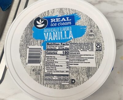Vanilla Real Ice Cream, Vanilla