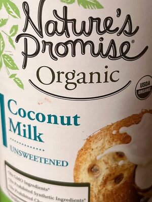 Unsweetened Coconut Milk, Unsweetened