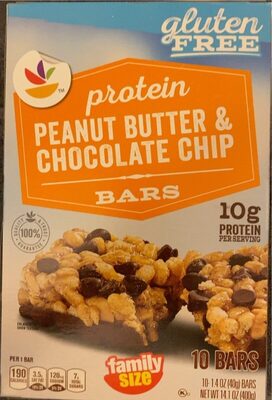 Peanut Butter & Chocolate Chip Protein Bars, Peanut Butter & Chocolate Chip