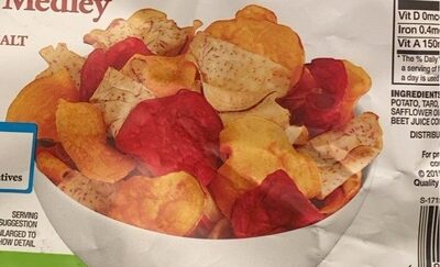 Root Vegetable Chip Medley With Sea Salt, Sea Salt