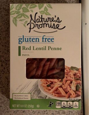 Gluten Free Pasta, Red Lentil Penne