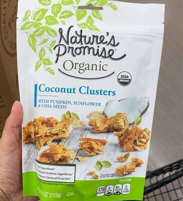 Coconut Clusters With Pumpkin, Sunflower & Chia Seeds, Coconut With Pumpkin, Sunflower & Chia Seeds