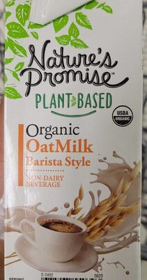 Barista Style Organic Oatmilk Non-Dairy Beverage, Barista Style