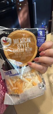 4 Cheese Mexican Blend Monterey Jack, Cheddar, Asadero & Quesadilla Thick Shredded Cheeses, 4 Cheese Mexican Blend