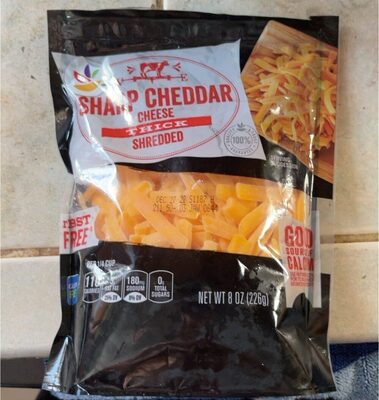 Sharp Cheddar Thick Shredded Cheese, Sharp Cheddar