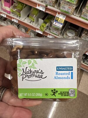 Unsalted Roasted Almonds, Unsalted