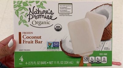 Coconut Fruit Frozen Bar, Coconut Fruit