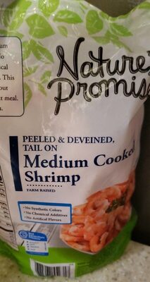 Peeled & Deveined, Tail On Medium Cooked Shrimp
