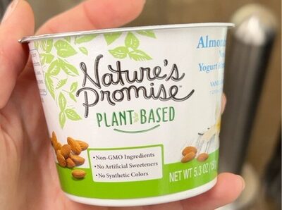 Vanilla Flavored Plant Based Almondmilk Non-Dairy Yogurt Alternative, Vanilla