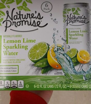 Lemon Lime Flavored Sparkling Water, Lemon Lime