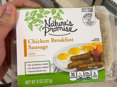 Chicken Breakfast Sausage Links, Chicken