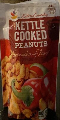 Sriacha Flavor Extra Crunchy Kettle Cooked Peanuts, Sriacha