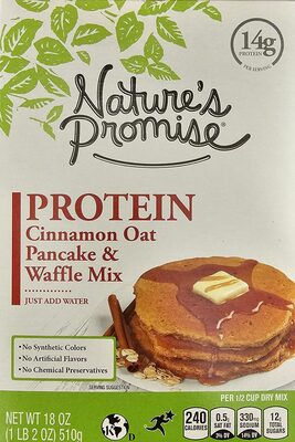 Cinnamon Oat Protein Pancake & Waffle Mix, Cinnamon Oat