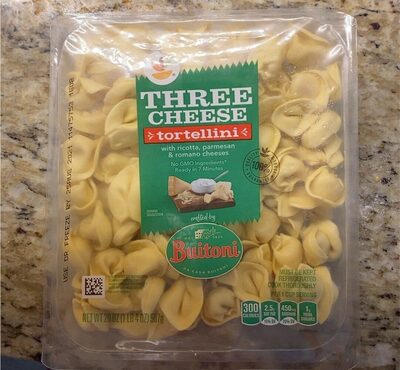 Three Cheese With Ricotta, Parmesan & Romano Cheeses Tortellini, Three Cheese