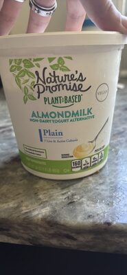 Plain Plant Based Almondmilk Non-Dairy Yogurt Alternative, Plain