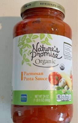 Parmesan Organic Pasta Sauce, Parmesan