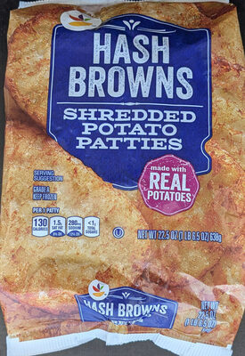 Hash Browns Shredded Potato Patties, Potato