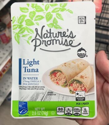Light Tuna In Water, Light In Water