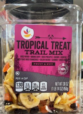 Tropical Treat Fruit & Nut Trail Mix, Tropical Treat