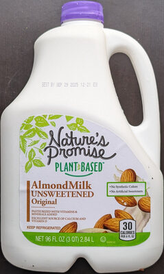 Unsweetened Original Plant-Based Almondmilk, Unsweetened Original