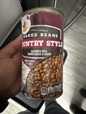 Country Style Seasoned With Brown Sugar & Bacon Baked Beans, Country Style