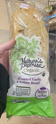 Roasted Garlic Organic Artisan Bread, Roasted Garlic