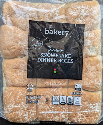 Snowflake Dinner Rolls, Snowflake