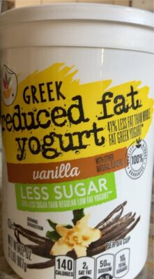 Vanilla Reduced Fat Greek Yogurt, Vanilla