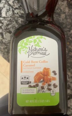 Unsweetened Caramel Cold Brew Coffee, Unsweetened Caramel