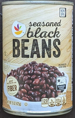 Seasoned Black Beans, Seasoned Black