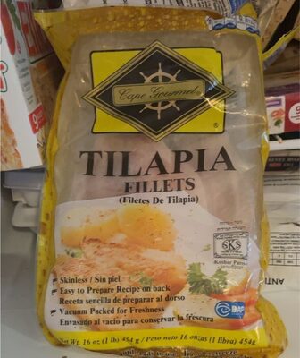 Cape Gourmet Tilapia Fillets, 16 Oz