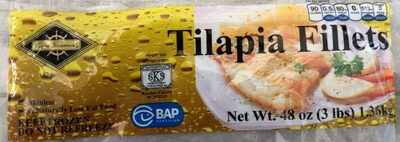 Cape Gourmet Tilapia Fillets, 48 Oz