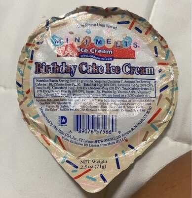 Birthday Cake Ice Cream, Birthday Cake