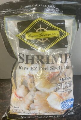 Raw Ez Peel Shell-On Medium Shrimp