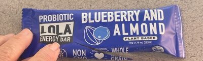 Probiotic Blueberry And Almond Energy Bar, Blueberry; Almond