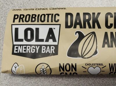 Probiotic Dark Chocolate And Cherry Energy Bar, Chocolate; Cherry