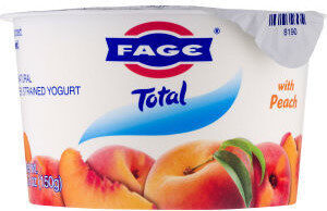 Peach Whole Milk Greek Strained Yogurt, Peach