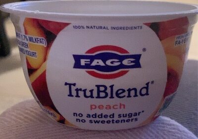 Peach Lowfat Greek Strained Yogurt, Peach
