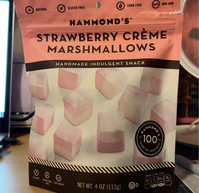 Strawberry Creme Marshmallows, Strawberry Creme