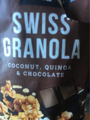 Coconut, Quinoa & Chocolate Swiss Granola, Coconut, Quinoa & Chocolate