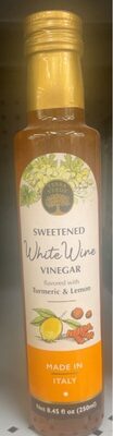 Sweetened White Wine Vinegar Flavored With Turmeric & Lemon, Turmeric & Lemon