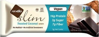 Toasted Coconut Real Dark Chocolate Protein Bar, Toasted Coconut