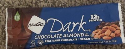 Chocolate Almond Protein Bar With Sea Salt, Chocolate Almond With Sea Salt